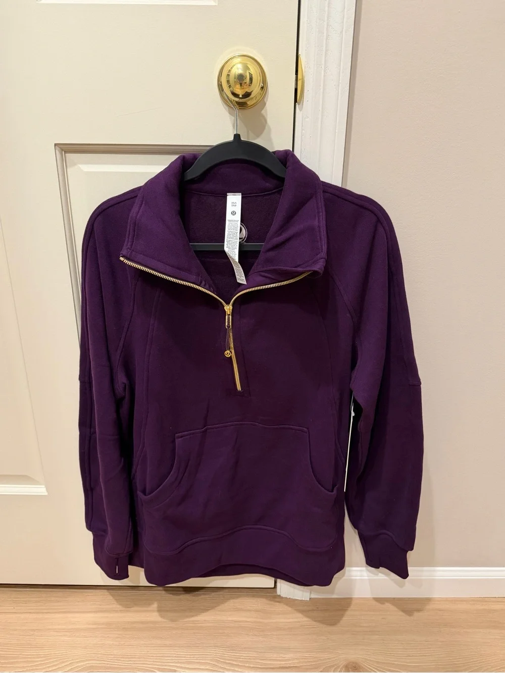 lululemon athletica Deep Purple Half-Zip Sweatshirt
